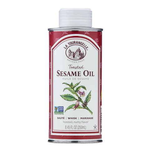 Dầu mè La Tourangelle Sesame Oil nguyên chất 250ml - Dầu thực vật cao cấp cho món ăn thơm ngon, bổ dưỡng, tốt cho sức khỏe.