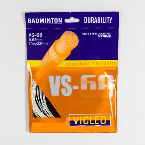 Dây Cước Căng Vợt Cầu Lông Vicleo VS-68 - Đường Kính 0.68mm, Căng Tối Đa 35 LBS, Độ Bền Cao, Nhiều Màu Sắc Thể Thao