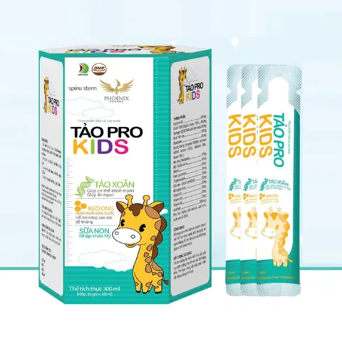 Gói Uống Tảo Pro Kids - Tăng Sức Đề Kháng Tự Nhiên Cho Trẻ Em - Phát Triển Toàn Diện Hệ Tiêu Hóa, Hấp Thụ Dưỡng Chất Tốt Hơn