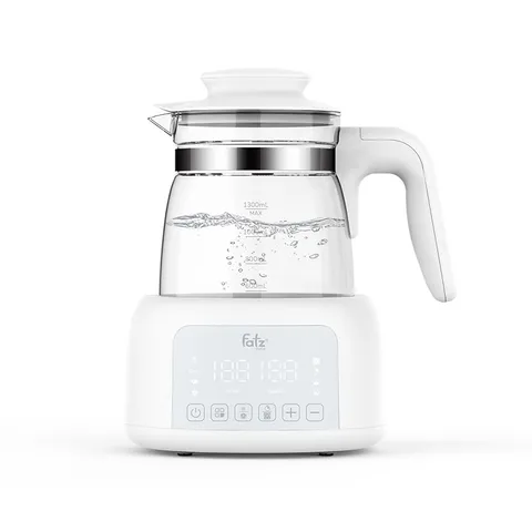 Máy Đun Nước Pha Sữa Điện Tử Fatzbaby Quick 12 Plus FB3504BH - Dung Tích 1.3L, Chức Năng Giữ Ấm, Màn Hình LED Cảm Ứng