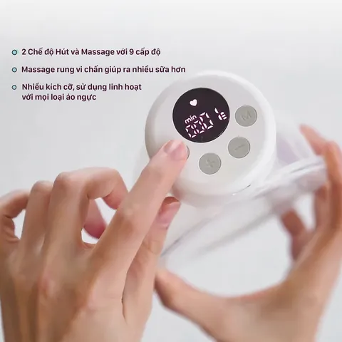 Máy hút sữa điện đơn 2 chế độ CHIBÉ CB019 - Nhỏ gọn, nhẹ nhàng, pin 1000mAh, massage tự nhiên cho mẹ, tiện dụng khi di chuyển.