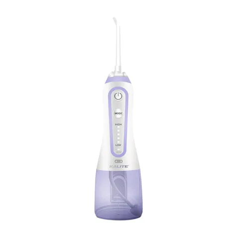 Máy Tăm Nước Cầm Tay Kalite KHF06 - 5 Mức Áp Lực, 6 Đầu Tăm Đầy Tiện Ích, Thiết Kế Nhỏ Gọn, Chống Nước IPX7, Dùng Hàng Ngày
