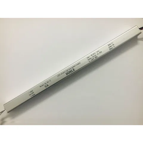 Nguồn LED 5A Dạng Đũa Dosle 60W - Bộ Chuyển Đổi Điện 220V AC Sang 12V DC - An Toàn, Tiết Kiệm Với Thiết Kế Gọn Nhẹ