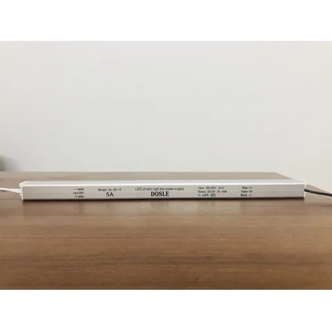 Nguồn LED 5A Dạng Đũa Dosle 60W - Bộ Chuyển Đổi Điện 220V AC Sang 12V DC - An Toàn, Tiết Kiệm Với Thiết Kế Gọn Nhẹ