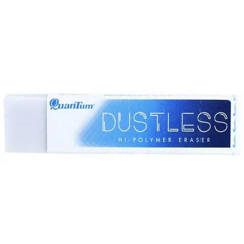 Set 10 Gôm Tẩy Bút Chì Quantum Dustless QE680-24 - Gôm Tẩy Cao Cấp Ít Bụi, Không Gây Hại Mặt Giấy, Đồ Dùng Học Tập Chất Lượng