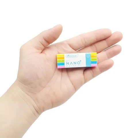 Set 10 Gôm Tẩy Màu Nano Masterart ME-11 - Gôm Học Tập An Toàn Cho Trẻ Em, Thiết Kế Tiện Dụng, Không Chất Độc Hại