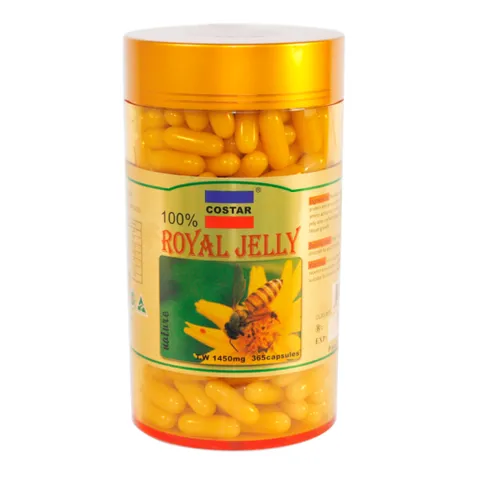 Sữa Ong Chúa Costar Úc Royal Jelly 1450mg 365 Viên - Hỗ Trợ Làm Đẹp Da, Chống Lão Hóa, Cải Thiện Nếp Nhăn