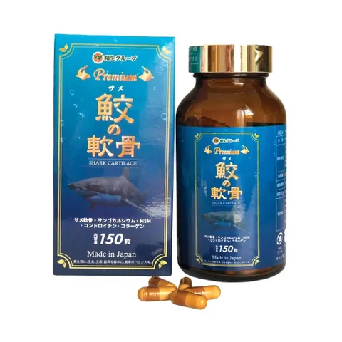 Viên uống hỗ trợ xương khớp Premium Yo Group - Sụn cá thiên nhiên, MSM & Glucosamine, giúp xương khớp dẻo dai và linh hoạt hơn.