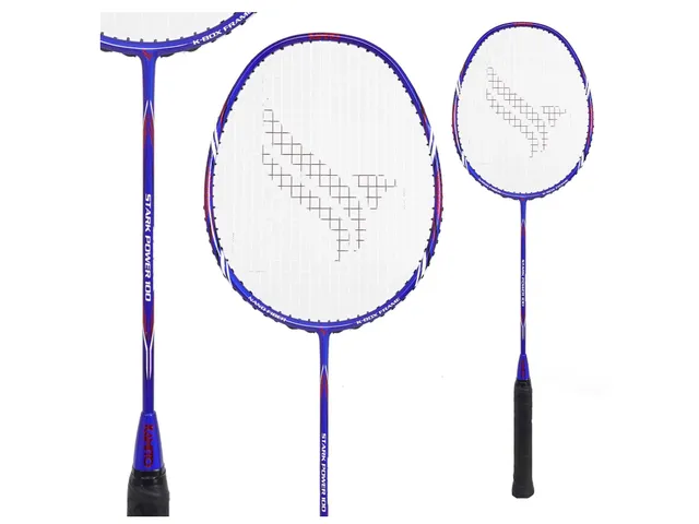 Vợt Cầu Lông Kamito Stark Power 100 - Vợt Dễ Chơi Cho Người Mới, Màu Xanh & Hồng, Thân Vợt Carbon Siêu Cứng