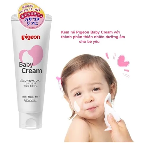 Kem nẻ Pigeon Baby Cream 50g - Dưỡng ẩm an toàn cho da bé, chiết xuất tự nhiên, bảo vệ da khỏi nẻ trong mùa đông