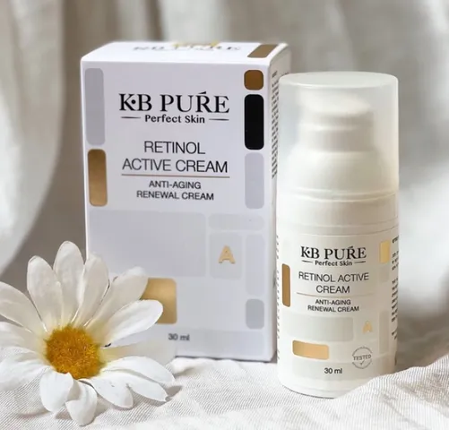 Kem Dưỡng Trẻ Hóa Da KB Pure Retinol Active Cream 30ml - Chứa Retinol 1.5% và AHA Giúp Da Săn Chắc, Mịn Màng, Phục Hồi Tuổi Thanh Xuân