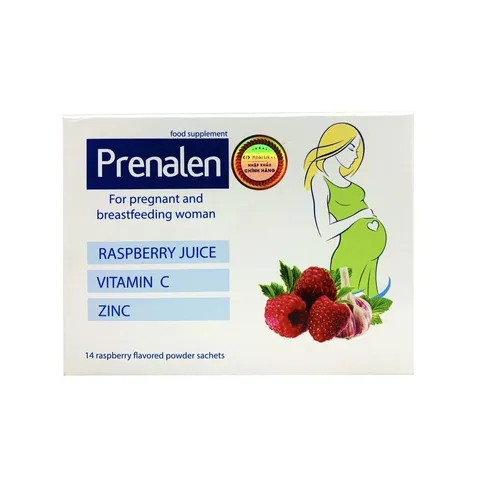 Prenalen Tăng Đề Kháng cho Bà Bầu và Mẹ Sau Sinh - Vitamin Hỗ Trợ Sức Khỏe, Giảm Ốm Nghén, Hộp 14 Gói