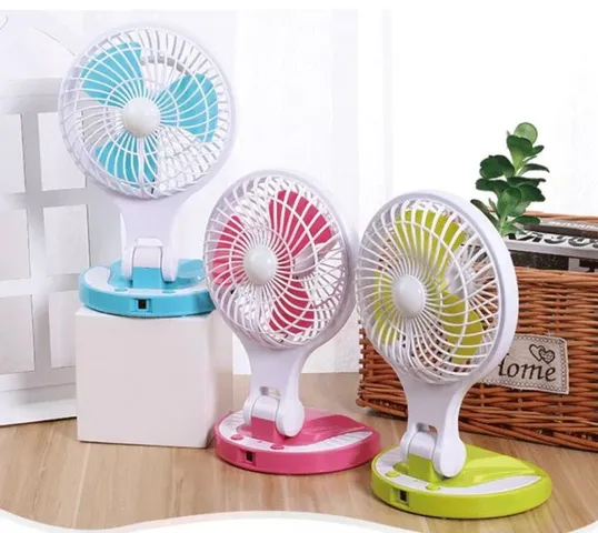 Quạt Sạc Tích Điện Gấp Gọn MiniFan 5580 Có Đèn LED - Tiện Dụng Cho Mọi Không Gian, Thời Gian Sử Dụng Lên Đến 4 Giờ