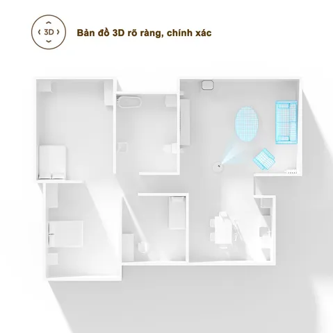 Robot Hút Bụi Lau Nhà Tự Động Xiaomi Mijia Omni B101CN - Thông Minh, Tự Giặt, Lực Hút 4000Pa, Điều Khiển Qua Ứng Dụng