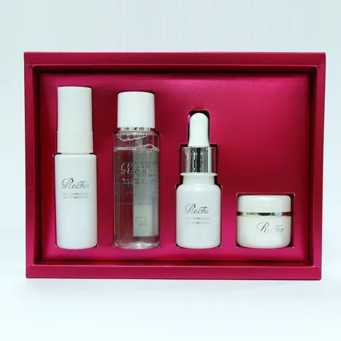 Bộ 4 Món Dưỡng Da Cấp Ẩm và Trẻ Hóa Refa Expression - Serum, Lotion, Tinh Chất và Kem Dưỡng Giúp Da Mịn Màng, Tươi Trẻ