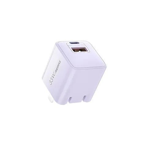 Củ sạc nhanh GaN 33W Remax RP-U25 - Sạc PD và QC 3.0 chuẩn kép, thiết kế gọn nhẹ, sạc siêu tốc cho mọi thiết bị điện tử