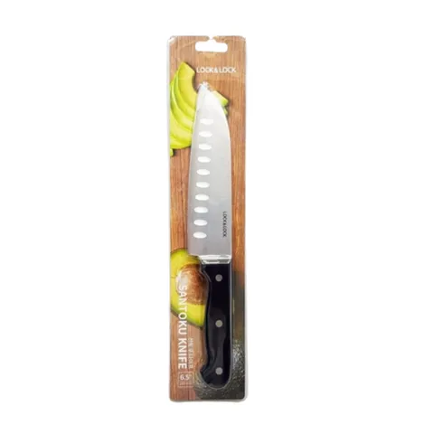Dao làm bếp đa năng Lock&Lock Santoku CKK920/CKK921 - Lưỡi thép không gỉ, tay cầm ABS chắc chắn, cho chế biến món ăn dễ dàng và an toàn