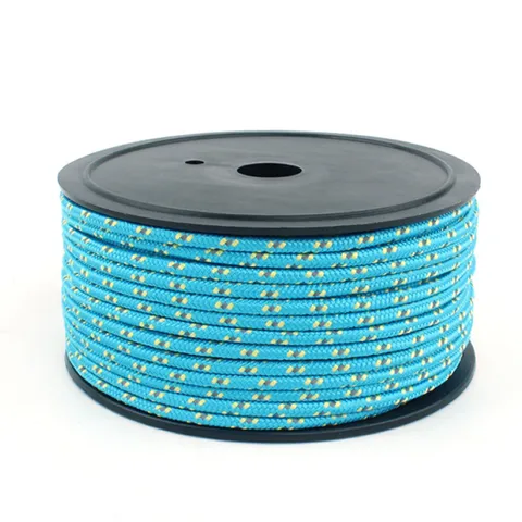 Dây Phản Quang 50m - Dây Buộc Lều Cắm Trại & Dây Phơi Chắc Chắn, Dễ Nhận Diện Ban Đêm, Chất Liệu Polyester Bền Bỉ
