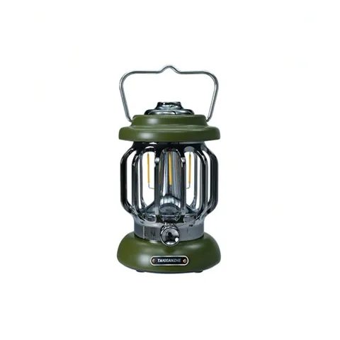 Đèn Cắm Trại Pin Sạc Kiểu Cổ Điển - Đèn Trang Trí Bàn & Treo, Chống Nước IPX4, Dimming Light Mode, Sáng Nhẹ Nhà Và Dã Ngoại