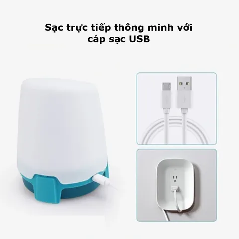 Đèn LED Dã Ngoại Đổi Màu Chống Nước AoTu AT5501 - Đèn Cắm Trại Đa Năng Với Nhiều Chế Độ Chiếu Sáng, Phù Hợp Dã Ngoại Và Pinic