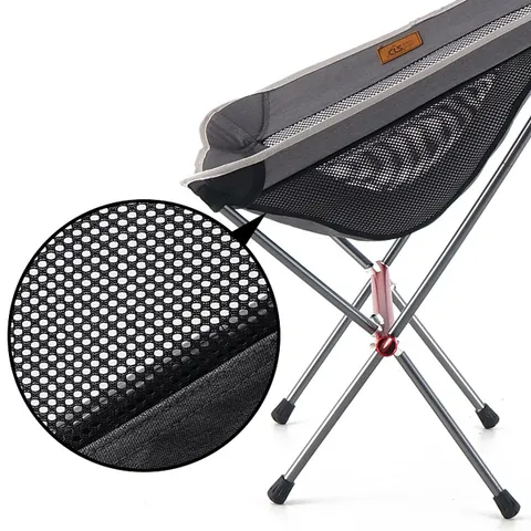 Ghế Gấp Hợp Kim Nhôm Siêu Nhẹ Di Động CLS - Ghế Cắm Trại Thoáng Khí, Chịu Tải Lên Đến 150kg, Dễ Dàng Mang Theo