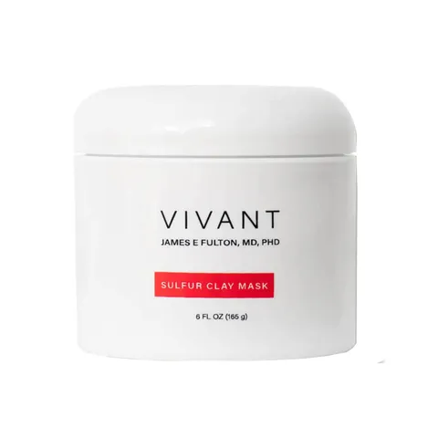Mặt Nạ Hỗ Trợ Thải Độc Da Mụn Vivant Skincare Sulfur Clay Mask 165g - Ngừa Vi Khuẩn, Cải Thiện Mụn Trứng Cá, Kiểm Soát Dầu Nhờn