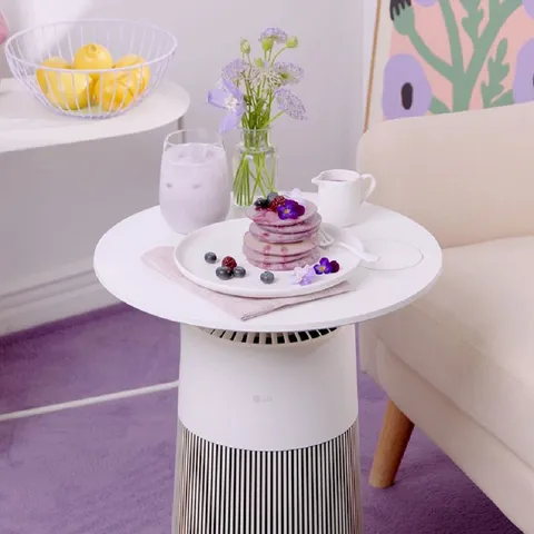 Máy Lọc Không Khí Kiêm Bàn LG Puricare Aero Furniture AS062PWHAR - Lọc 99.999% Bụi Mịn, Khử Mùi, Thiết Kế Đẹp Cho Không Gian Sống Tối Ưu