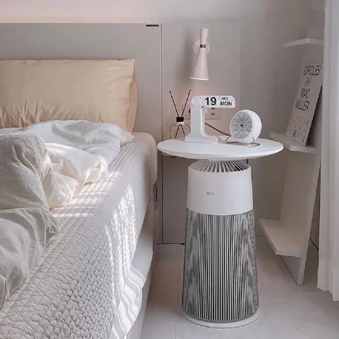 Máy Lọc Không Khí Kiêm Bàn LG Puricare Aero Furniture AS062PWHAR - Lọc 99.999% Bụi Mịn, Khử Mùi, Thiết Kế Đẹp Cho Không Gian Sống Tối Ưu