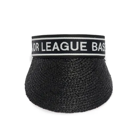 Mũ Lưỡi Trai Nửa Đầu MLB Raffia Sun Cap 3ASC00233-00BKS - Thời Trang Năng Động, Chống Nắng Hiệu Quả, Phong Cách Thể Thao