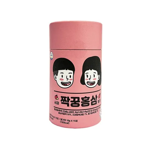 Nước Hồng Sâm Trái Cây Sobaek SungChan Cho Trẻ Em - Hương Vị Táo Dâu Ngon Miệng, Hỗ Trợ Tăng Cường Sức Khỏe, Hộp 30 Gói