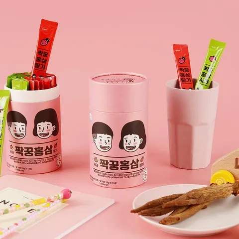 Nước Hồng Sâm Trái Cây Sobaek SungChan Cho Trẻ Em - Hương Vị Táo Dâu Ngon Miệng, Hỗ Trợ Tăng Cường Sức Khỏe, Hộp 30 Gói