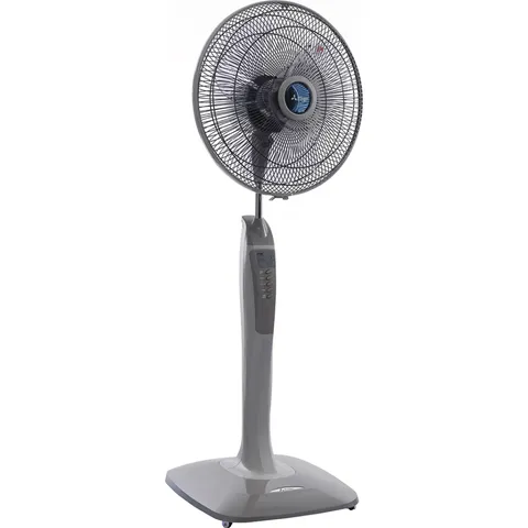 Quạt đứng đa năng Mitsubishi LV16-RA SF-GY - Hẹn giờ, 3 tốc độ gió tự nhiên, điều khiển từ xa, tiện lợi cho văn phòng và gia đình.