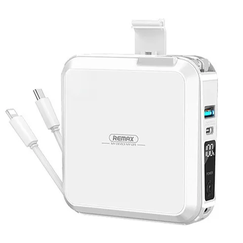Sạc Dự Phòng Đa Năng Remax RPP-276 15000mAh - Thiết Kế Nhỏ Gọn, Chân Cắm AC, 2 Cổng USB & Type C, Phù Hợp Mọi Thiết Bị