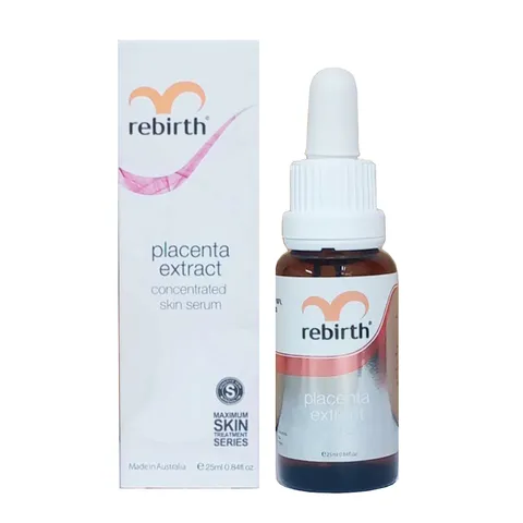 Serum Dưỡng Da Giảm Nám Nhau Thai Cừu Rebirth Đậm Đặc 45% - Tinh Chất Làm Sáng Da, Cấp Ẩm và Se Khít Lỗ Chân Lông 25ml
