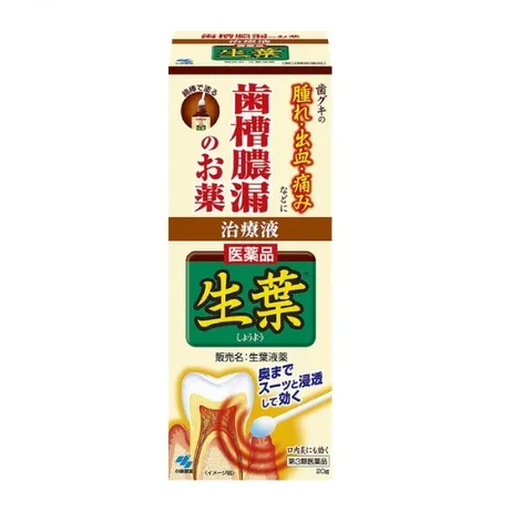 Shoyo Kobayashi Dung Dịch Hỗ Trợ Cải Thiện Viêm Chân Răng - Bảo Vệ Sức Khỏe Răng Miệng Hiệu Quả - Sản Phẩm Nhật Bản 20g