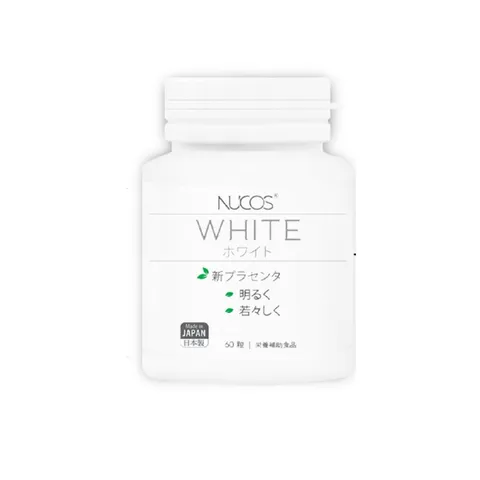 Viên Uống NUCOS Trắng Da Chống Nắng White Plus Placenta - Giảm Nám, Làm Sáng Da 60 Viên Nhập Khẩu từ Nhật Bản
