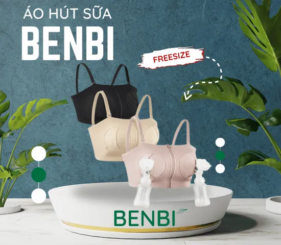 Áo Hút Sữa Rảnh Tay Benbi - Dày Dặn, Siêu Thoáng, Thiết Kế Freesize Tiện Dụng, Dành Cho Mẹ Sau Sinh