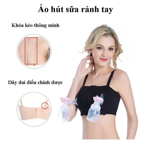 Áo Hút Sữa Rảnh Tay Benbi - Dày Dặn, Siêu Thoáng, Thiết Kế Freesize Tiện Dụng, Dành Cho Mẹ Sau Sinh