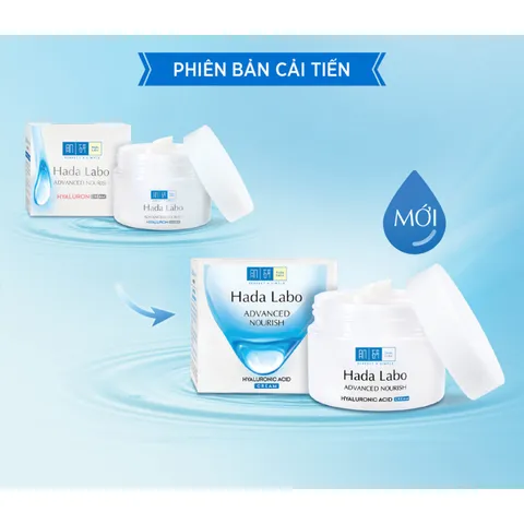 Bộ Đôi Hada Labo Advanced Nourish - Dưỡng Ẩm Tối Ưu Cho Da Thường, Khô (Lotion 170ml & Kem Dưỡng 50g) - Giúp Làm Mềm Mịn, Cấp Ẩm Hiệu Quả