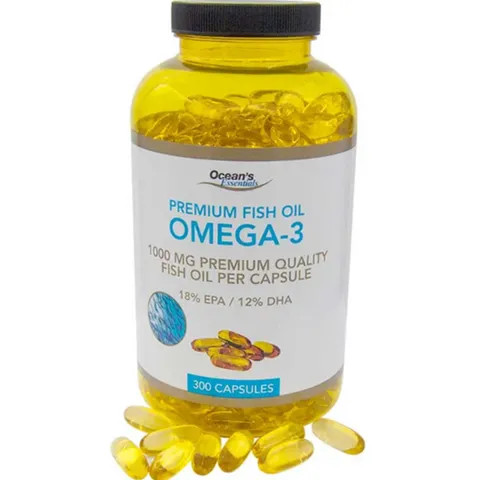Dầu Cá Omega 3 Ocean's Essentials Premium Fish Oil 1000mg - Hỗ Trợ Sức Khỏe Tim Mạch, Não Bộ & Làn Da Từ Chiết Xuất Tự Nhiên
