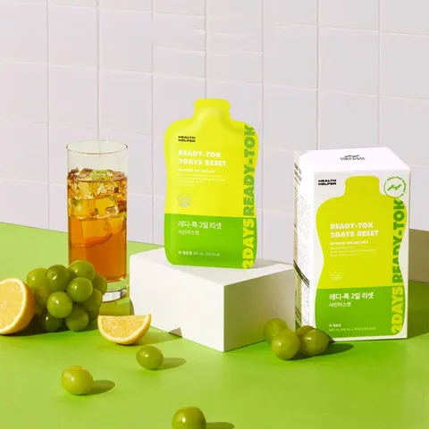 Detox Giảm Cân Ready Tok 2 Ngày - Viên Uống Thanh Lọc Cơ Thể Từ Trái Cây, Làm Đẹp Da, Hỗ Trợ Cấp Nước, Dễ Uống