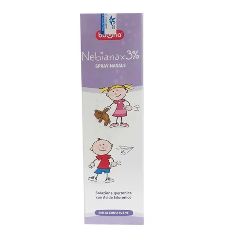 Dung dịch xịt rửa mũi Buona Nebial 3% Spray cho bé