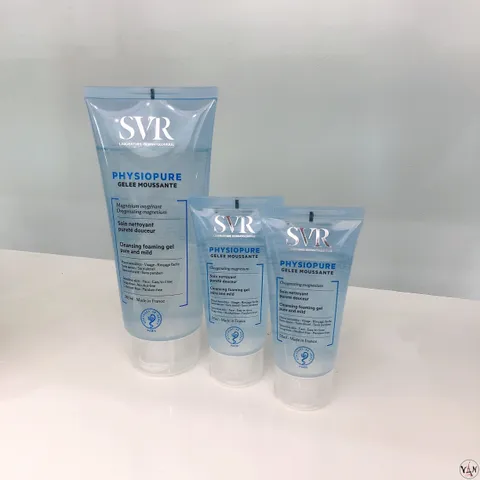Sữa Rửa Mặt Dạng Gel SVR Physiopure Gelee Moussante cho Da Nhạy Cảm - Làm Sạch Dịu Nhẹ, Giữ Ẩm, Phù Hợp Trẻ Sơ Sinh 55ml/200ml