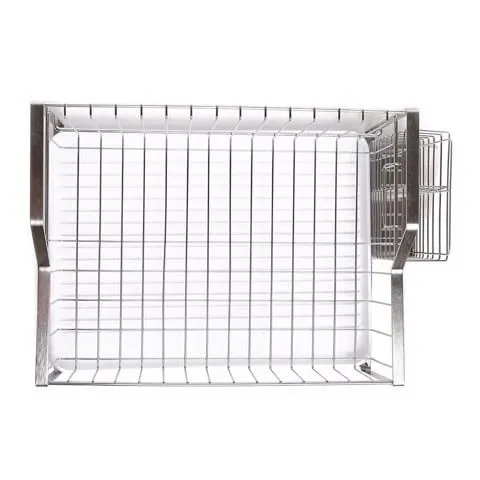 Kệ chén 1 tầng Inox 304 Hobby Home Decor KC2 - Kệ đựng bát cao cấp có khay hứng nước và ống đũa, tiện lợi cho bếp nhà bạn