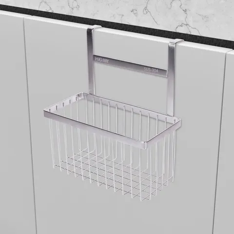 Kệ Đựng Đồ Đa Năng Gắn Cánh Cửa Tủ Bếp Inox 304 Hobby Home Decor TB3 - Tiết Kiệm Không Gian, Sang Trọng Cho Nhà Bếp