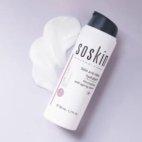 Kem Dưỡng Ẩm Soskin Moisturizing Anti-Ageing Cream - Cấp Ẩm, Ngừa Nhăn Da, Tái Tạo Đàn Hồi 50ml