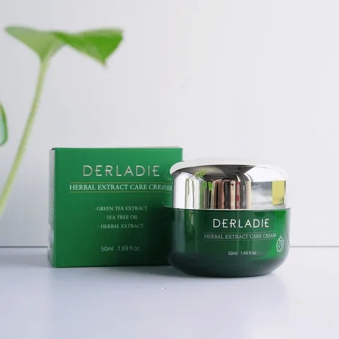 Kem Dưỡng Da Derladie 50ml - Giảm Mụn, Kiềm Dầu 12 Giờ, Dưỡng Ẩm Thiên Nhiên, Thích Hợp Cho Da Dầu Mụn, Xuất Xứ Hàn Quốc