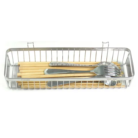 Khay đựng đũa muỗng inox 304 Hobby Home Decor KM3/KM4 - Thiết kế gọn gàng, bền bỉ, có móc treo cho gian bếp tiện nghi