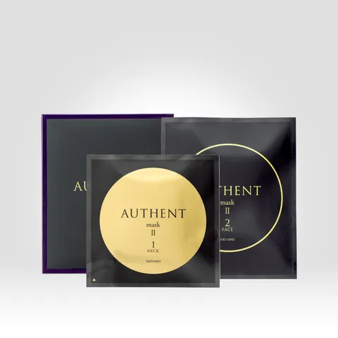 Mặt Nạ Hỗ Trợ Nâng Cơ Và Trẻ Hóa Da Menard Authent Mask II - Dành Cho Cổ Và Mặt, Giảm Nhăn, Tăng Cường Độ Ẩm, Làm Săn Chắc Da
