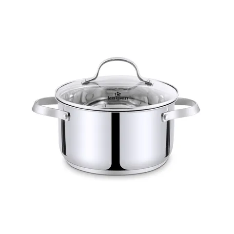 Nồi Inox 304 Kalpen Lermat 5 Đáy - Nồi Chuyên Dùng Bếp Từ, Tiết Kiệm Năng Lượng, 18cm-30cm, Chất Liệu Bền Đẹp, Nấu Nhanh Chóng